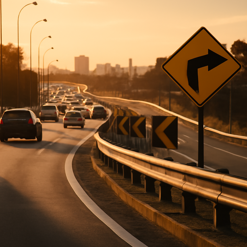 Pedestre em alças de acesso e saída: por que esses trechos “curtos” podem custar sua carteira motorista